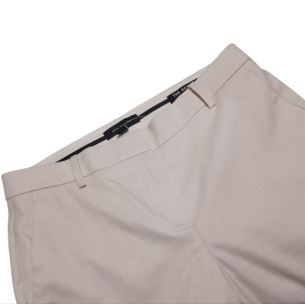 Ann Taylor Sophia Curvy Fit Crosshatch Trouser - Picture 6 of 12